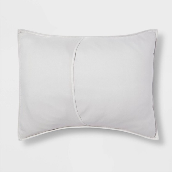 Threshold light grey standard sham NWT - Picture 4 of 7